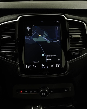 Volvo XC 90 cena 164999 przebieg: 170000, rok produkcji 2018 z Szczawnica małe 781